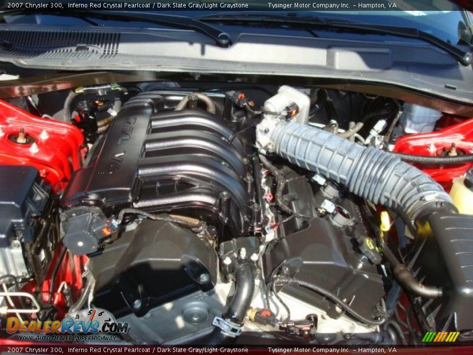 2007 Chrysler 300 Inferno Red Crystal Pearlcoat / Dark Slate Gray/Light Graystone Photo #19