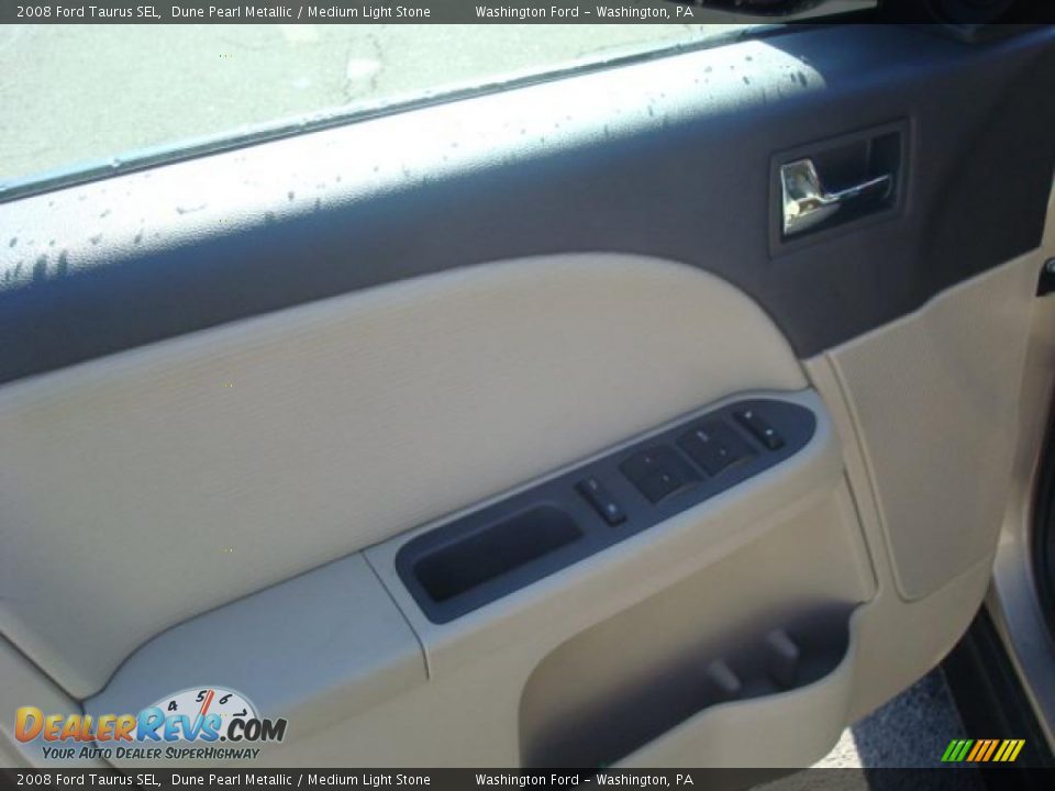 2008 Ford Taurus SEL Dune Pearl Metallic / Medium Light Stone Photo #15