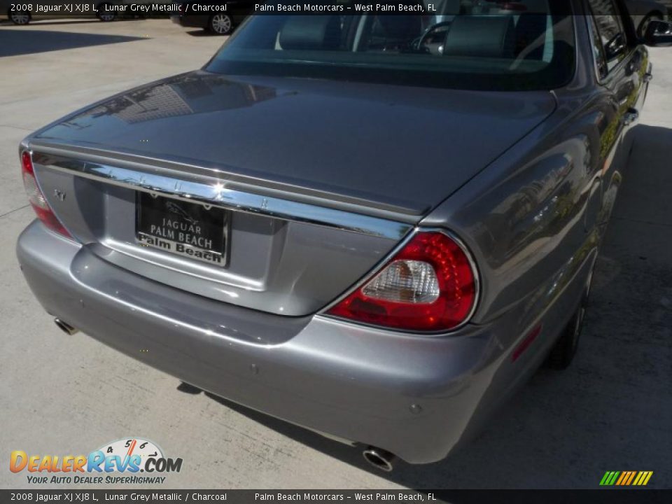 2008 Jaguar XJ XJ8 L Lunar Grey Metallic / Charcoal Photo #6