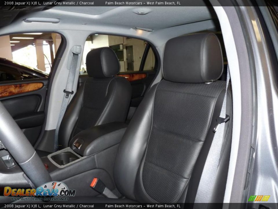 2008 Jaguar XJ XJ8 L Lunar Grey Metallic / Charcoal Photo #19