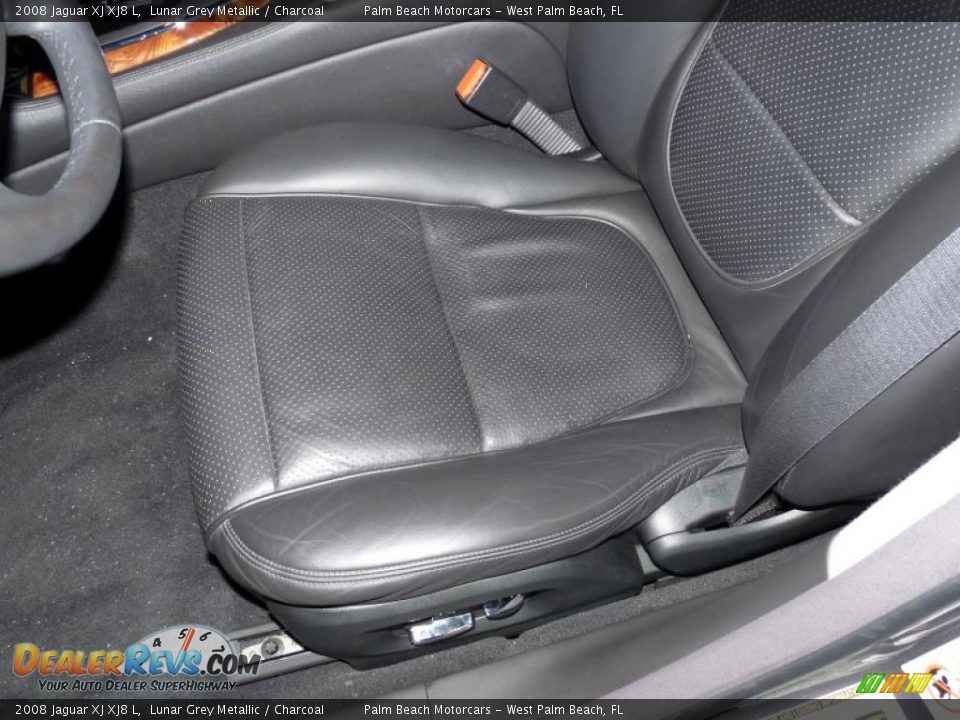 2008 Jaguar XJ XJ8 L Lunar Grey Metallic / Charcoal Photo #20