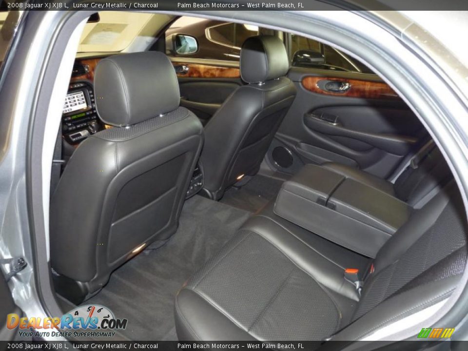 2008 Jaguar XJ XJ8 L Lunar Grey Metallic / Charcoal Photo #21