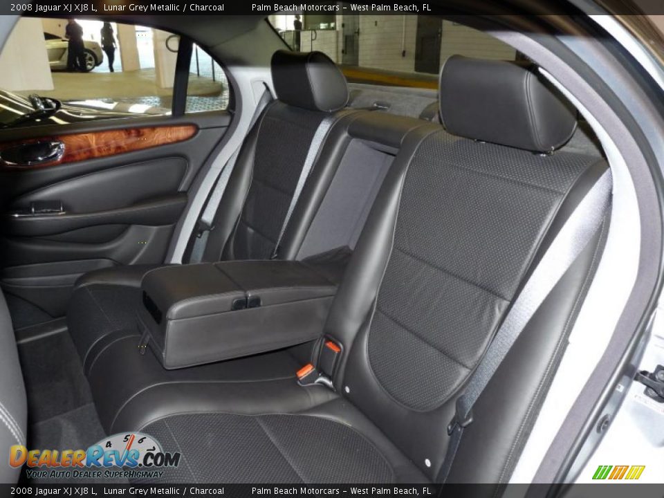 2008 Jaguar XJ XJ8 L Lunar Grey Metallic / Charcoal Photo #22
