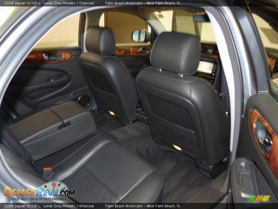 2008 Jaguar XJ XJ8 L Lunar Grey Metallic / Charcoal Photo #23