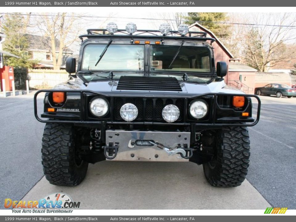 1999 Hummer H1 Wagon Black / SandStorm/Black Photo #2
