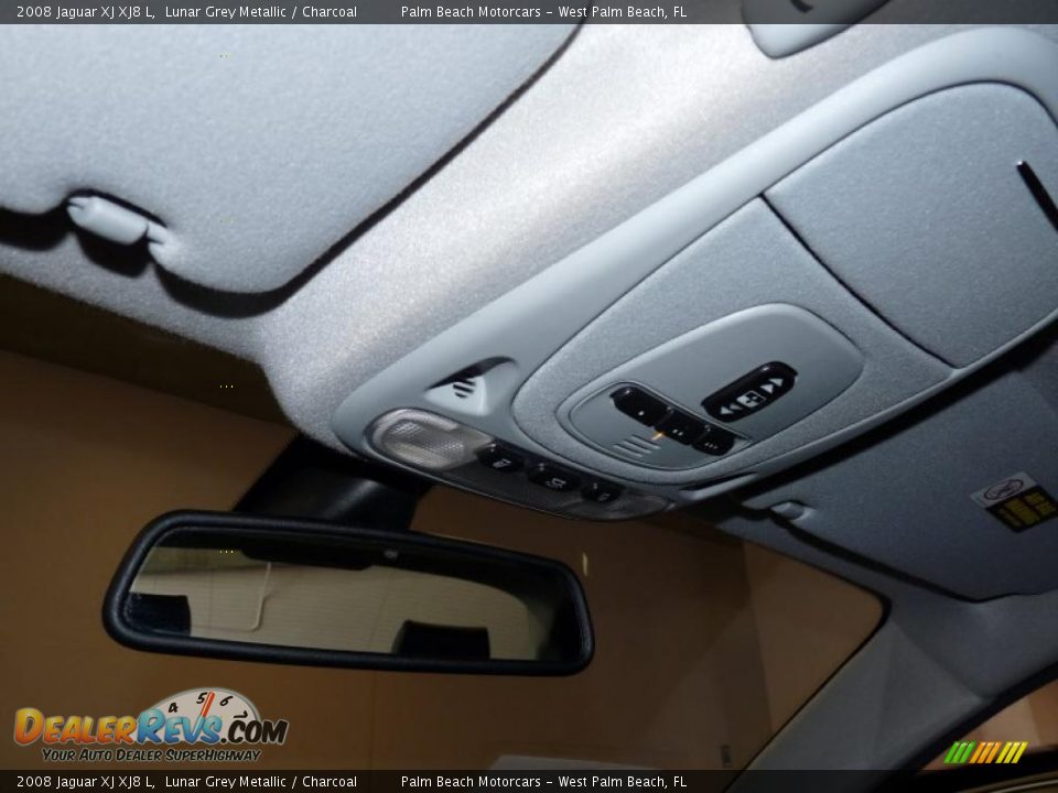 2008 Jaguar XJ XJ8 L Lunar Grey Metallic / Charcoal Photo #30