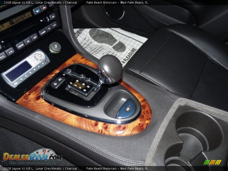 2008 Jaguar XJ XJ8 L Lunar Grey Metallic / Charcoal Photo #32
