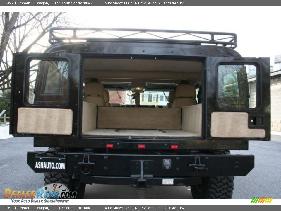 1999 Hummer H1 Wagon Black / SandStorm/Black Photo #15