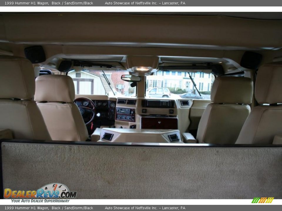 1999 Hummer H1 Wagon Black / SandStorm/Black Photo #16