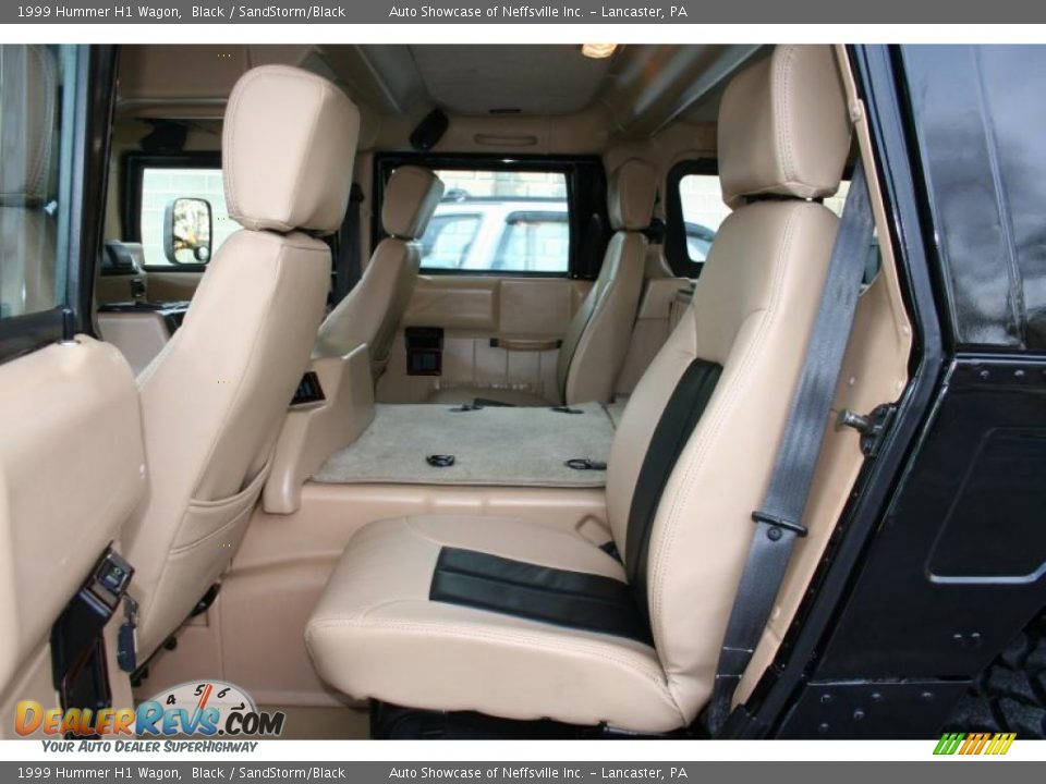 1999 Hummer H1 Wagon Black / SandStorm/Black Photo #18