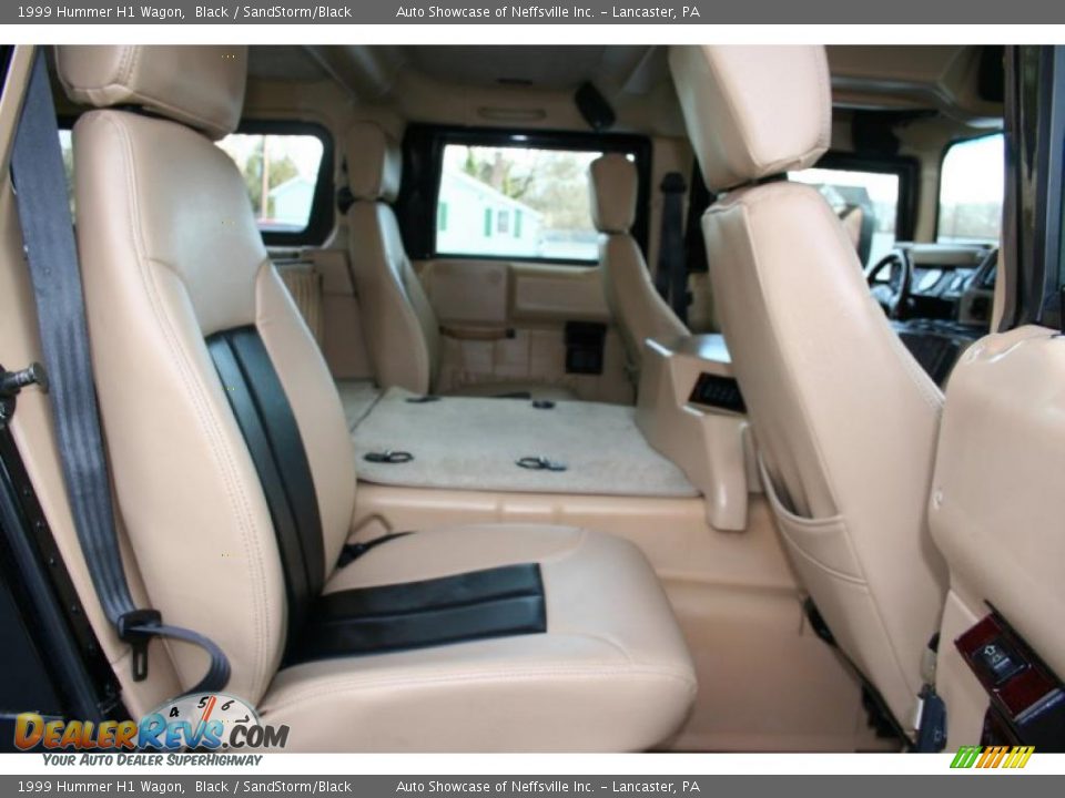 1999 Hummer H1 Wagon Black / SandStorm/Black Photo #21