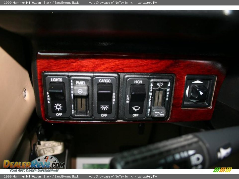 1999 Hummer H1 Wagon Black / SandStorm/Black Photo #29