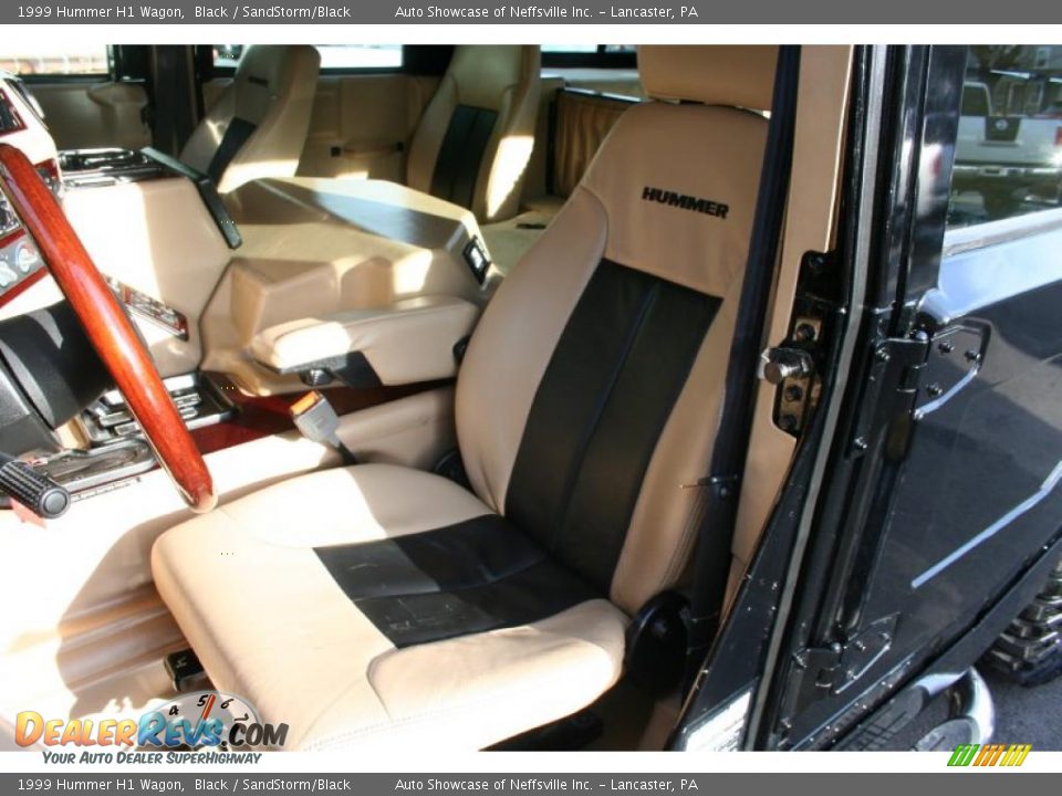 1999 Hummer H1 Wagon Black / SandStorm/Black Photo #30