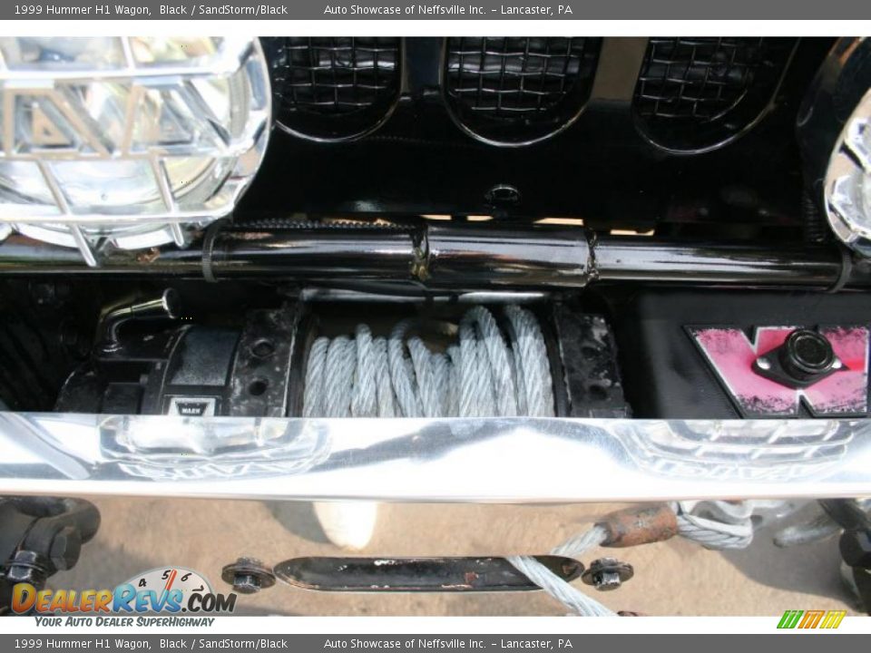 1999 Hummer H1 Wagon Black / SandStorm/Black Photo #33