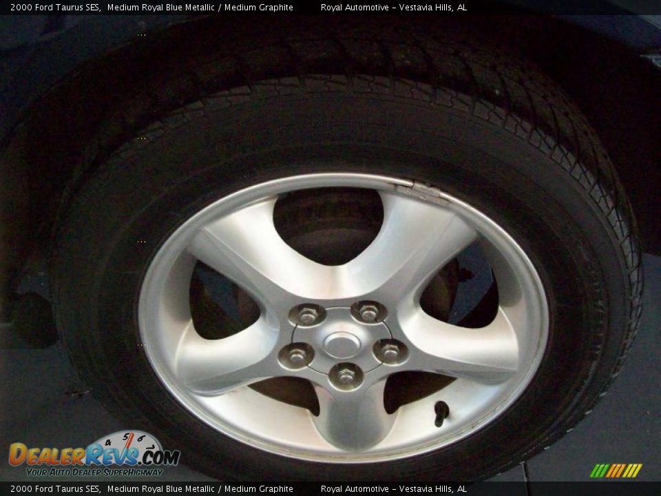 2000 Ford Taurus SES Medium Royal Blue Metallic / Medium Graphite Photo #10