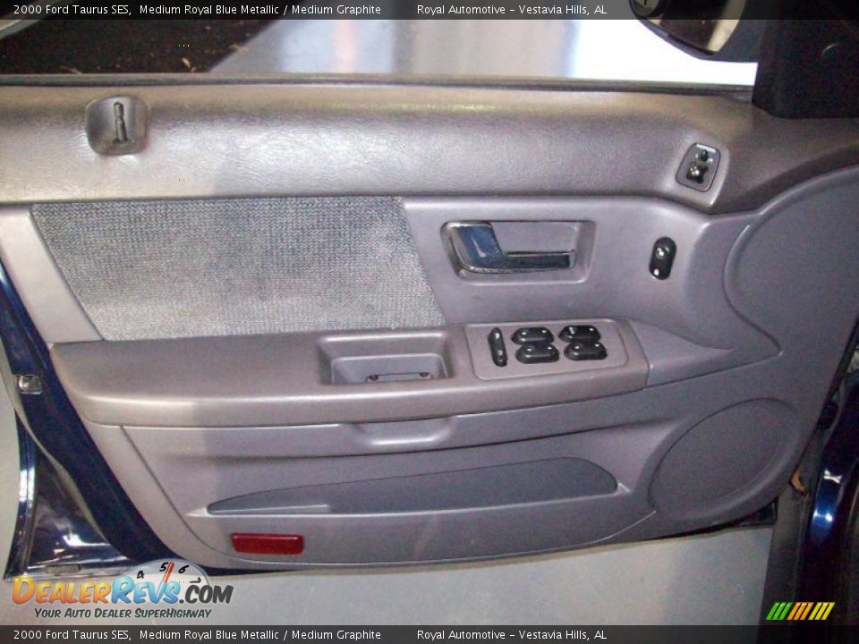 2000 Ford Taurus SES Medium Royal Blue Metallic / Medium Graphite Photo #11