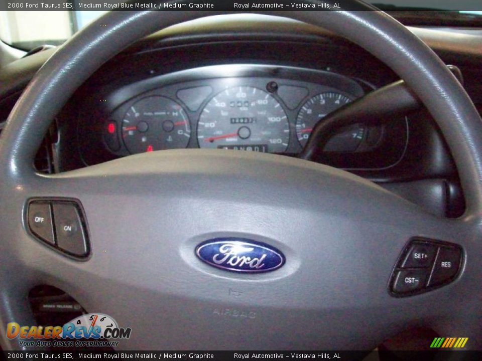 2000 Ford Taurus SES Medium Royal Blue Metallic / Medium Graphite Photo #14