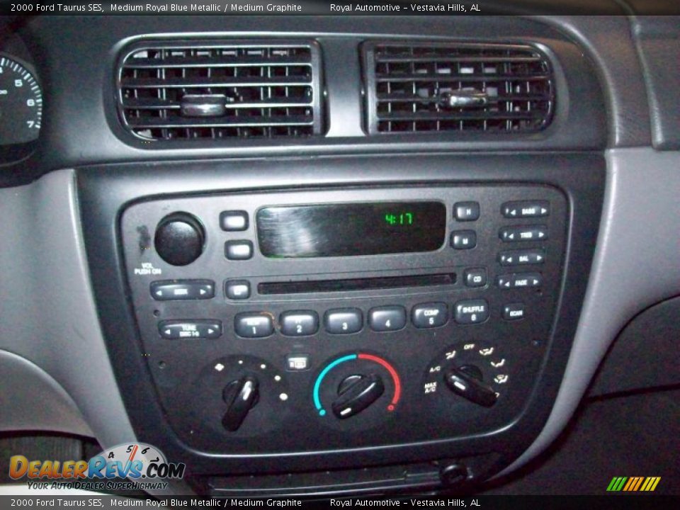 2000 Ford Taurus SES Medium Royal Blue Metallic / Medium Graphite Photo #16