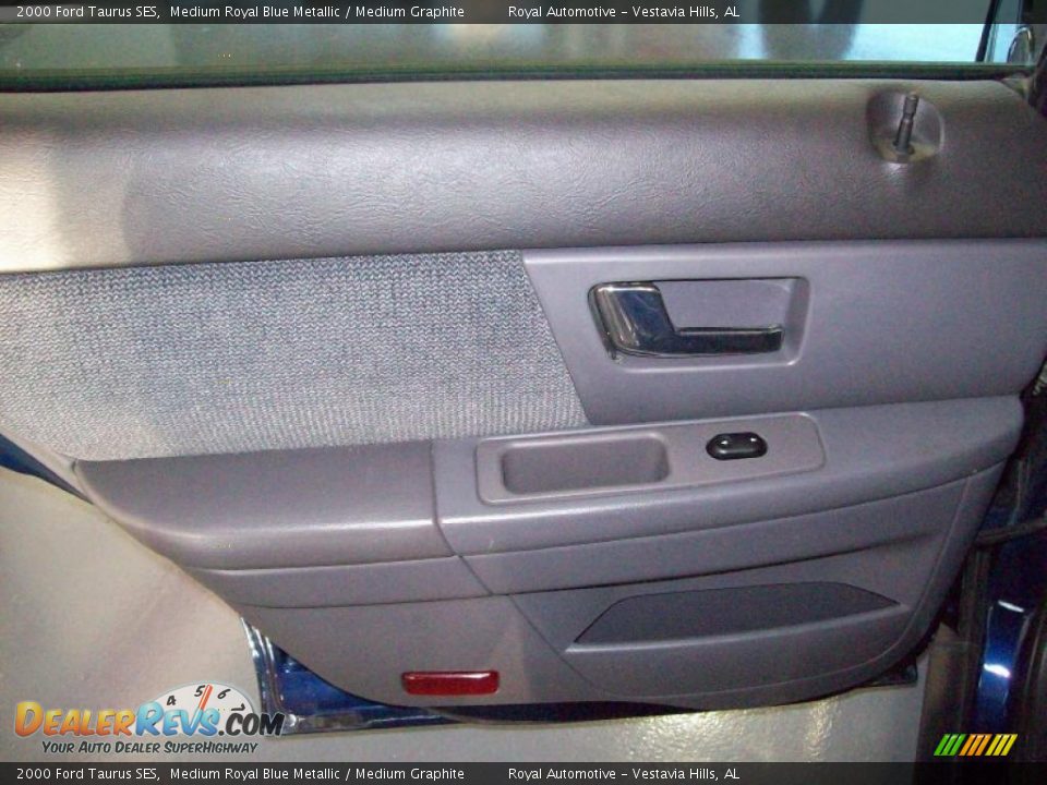 2000 Ford Taurus SES Medium Royal Blue Metallic / Medium Graphite Photo #18