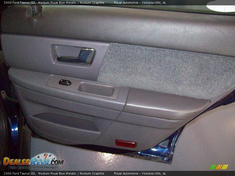 2000 Ford Taurus SES Medium Royal Blue Metallic / Medium Graphite Photo #22