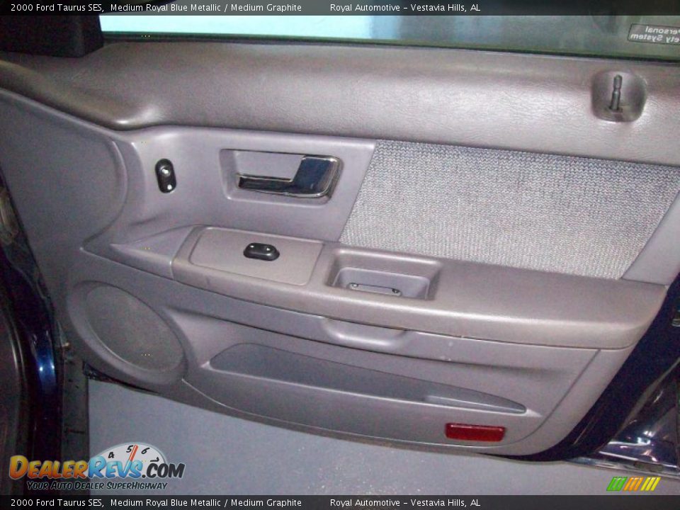 2000 Ford Taurus SES Medium Royal Blue Metallic / Medium Graphite Photo #25
