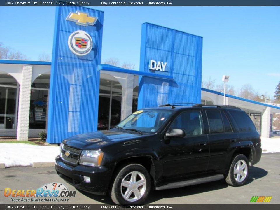 2007 Chevrolet TrailBlazer LT 4x4 Black / Ebony Photo #1