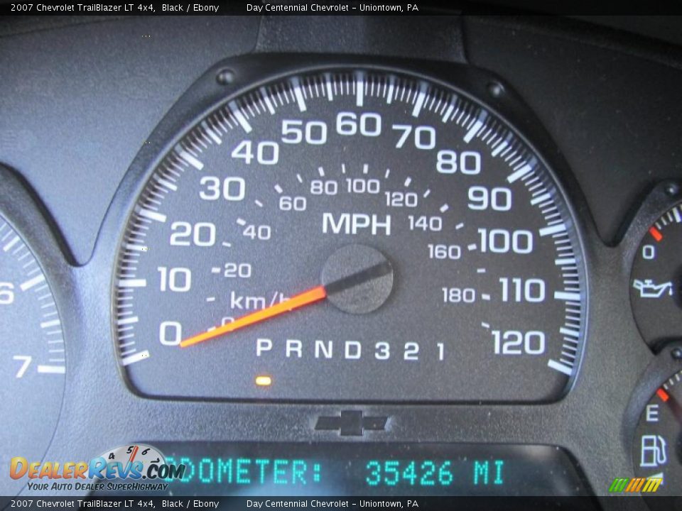 2007 Chevrolet TrailBlazer LT 4x4 Black / Ebony Photo #15