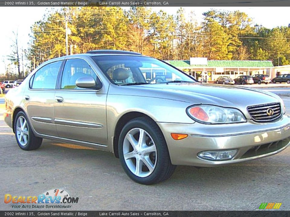 2002 Infiniti I 35 Golden Sand Metallic / Beige Photo #1
