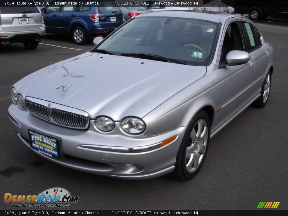 2004 Jaguar X-Type 3.0 Platinum Metallic / Charcoal Photo #1