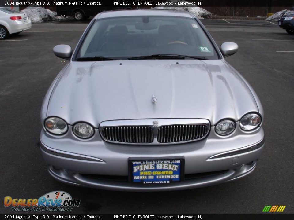 2004 Jaguar X-Type 3.0 Platinum Metallic / Charcoal Photo #2