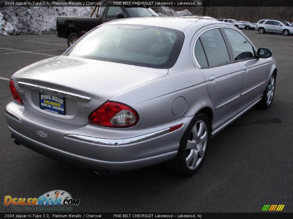 2004 Jaguar X-Type 3.0 Platinum Metallic / Charcoal Photo #4
