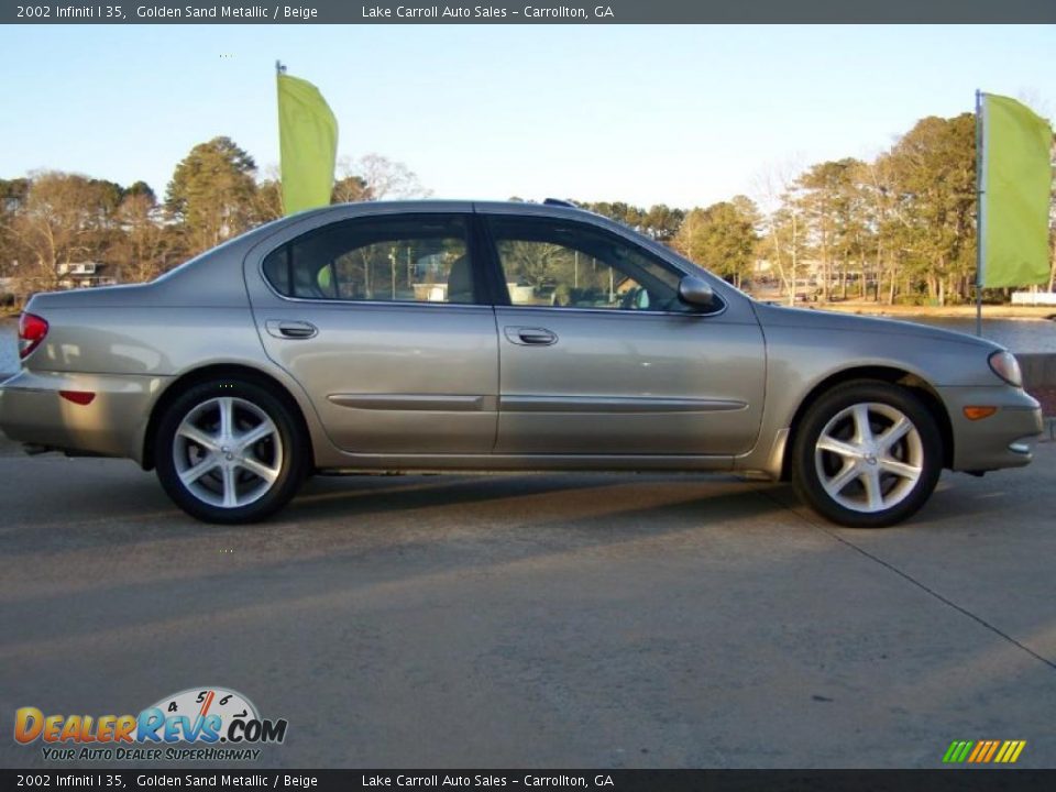2002 Infiniti I 35 Golden Sand Metallic / Beige Photo #11