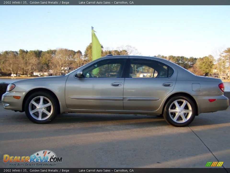 2002 Infiniti I 35 Golden Sand Metallic / Beige Photo #12