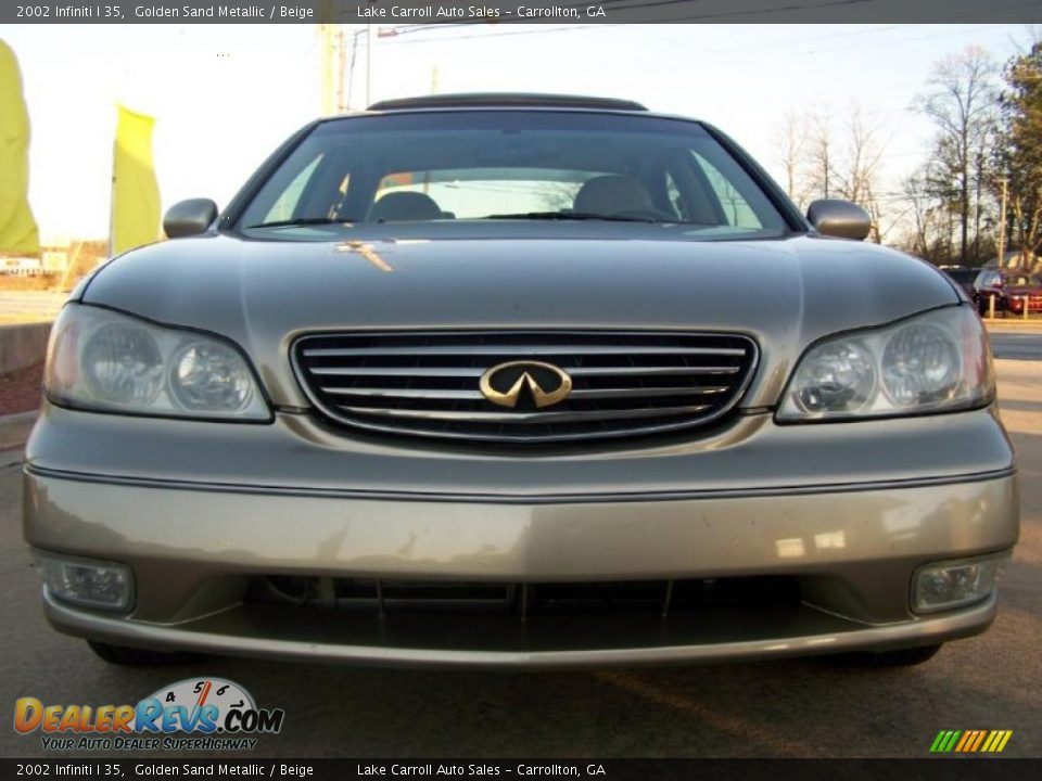 2002 Infiniti I 35 Golden Sand Metallic / Beige Photo #15
