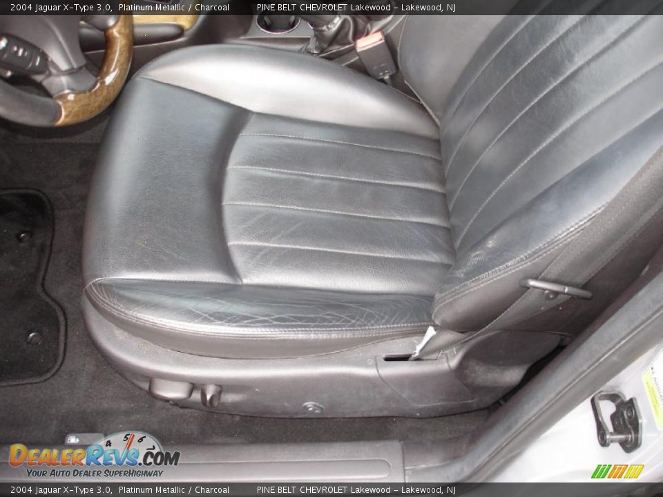 2004 Jaguar X-Type 3.0 Platinum Metallic / Charcoal Photo #11