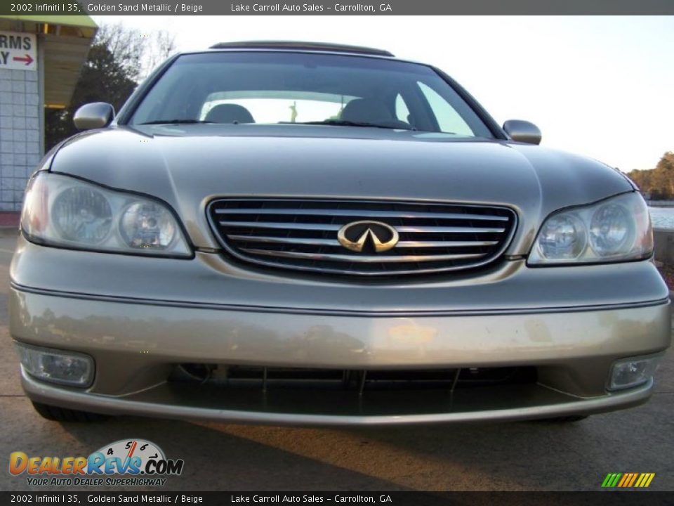2002 Infiniti I 35 Golden Sand Metallic / Beige Photo #17