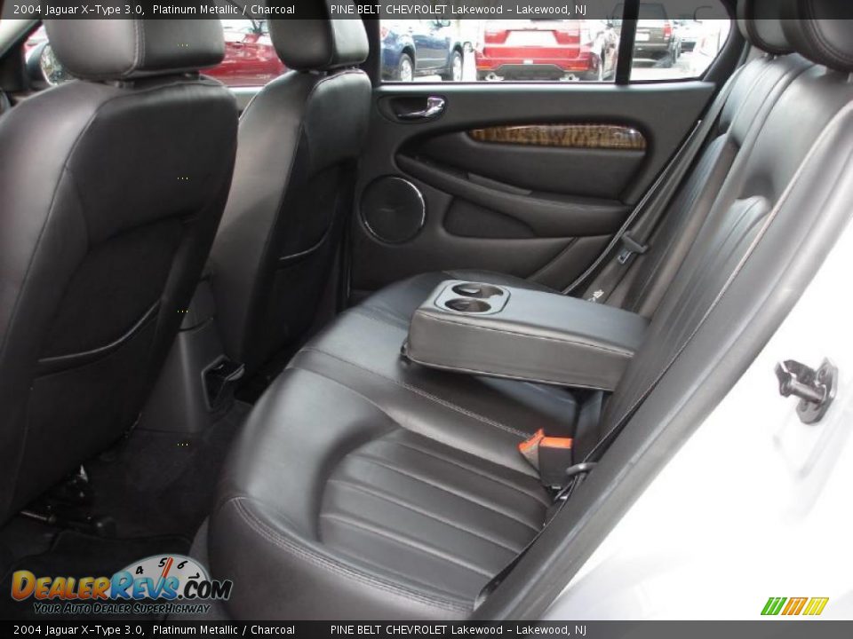 2004 Jaguar X-Type 3.0 Platinum Metallic / Charcoal Photo #14