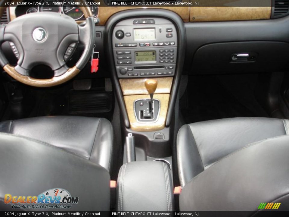 2004 Jaguar X-Type 3.0 Platinum Metallic / Charcoal Photo #15