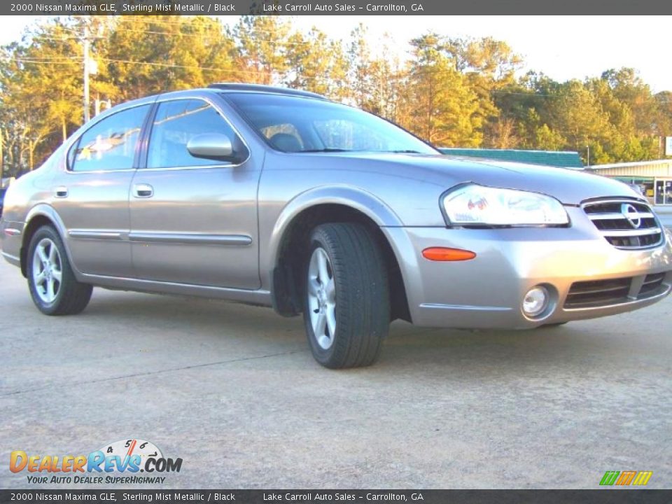 2000 Nissan Maxima GLE Sterling Mist Metallic / Black Photo #1