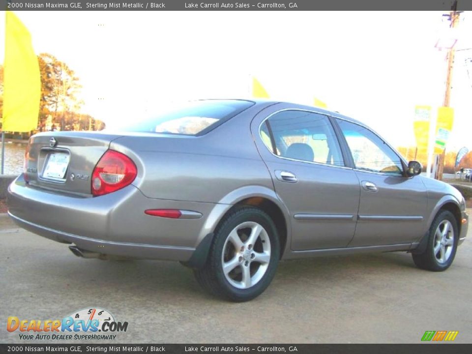 2000 Nissan Maxima GLE Sterling Mist Metallic / Black Photo #3
