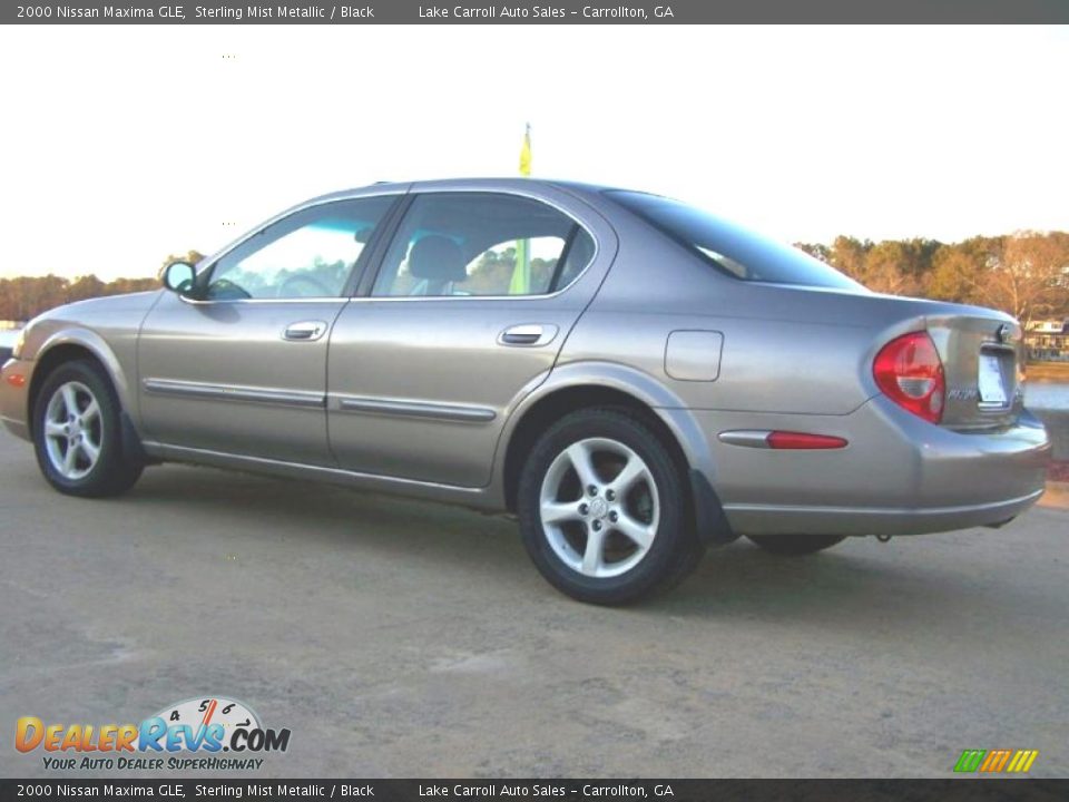 2000 Nissan Maxima GLE Sterling Mist Metallic / Black Photo #4
