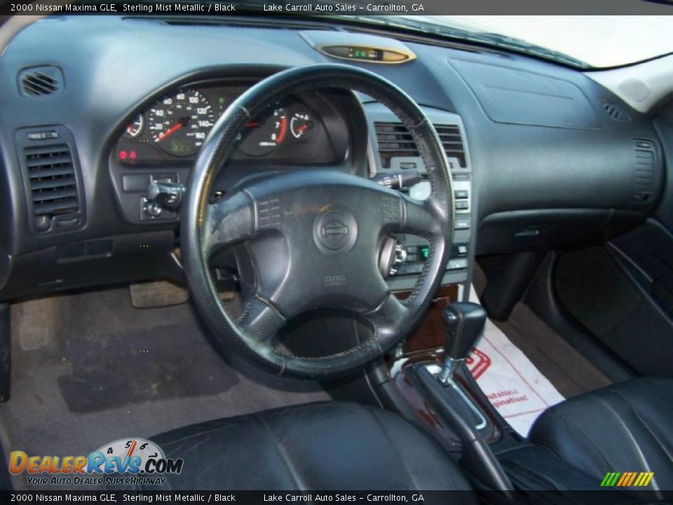2000 Nissan Maxima GLE Sterling Mist Metallic / Black Photo #5