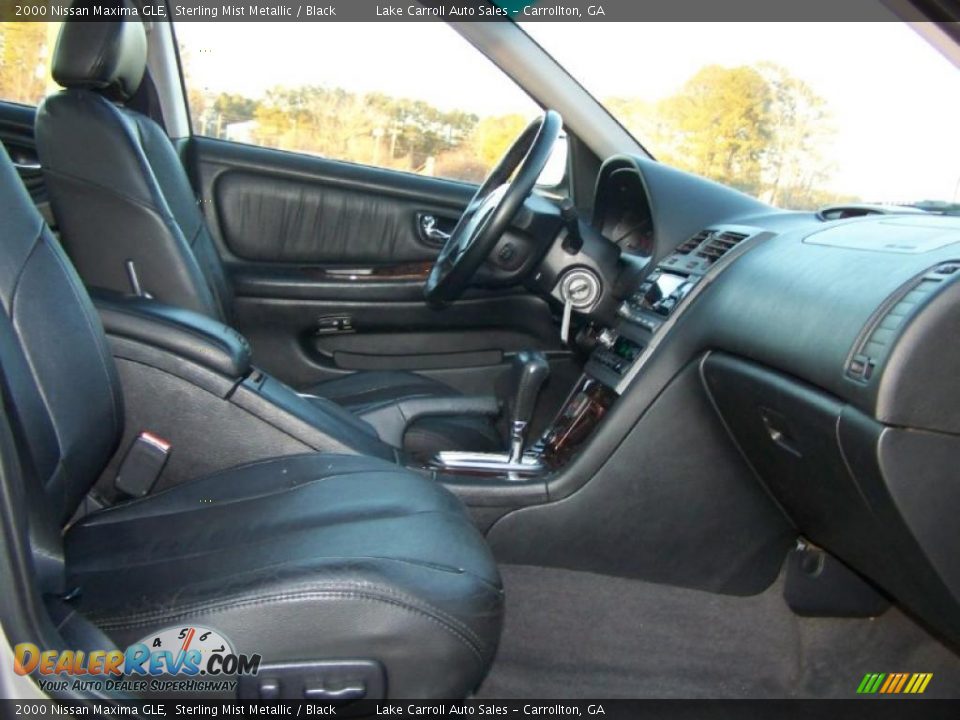 2000 Nissan Maxima GLE Sterling Mist Metallic / Black Photo #9