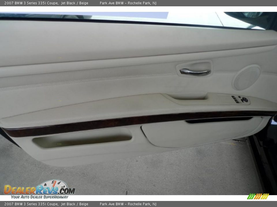 2007 BMW 3 Series 335i Coupe Jet Black / Beige Photo #24