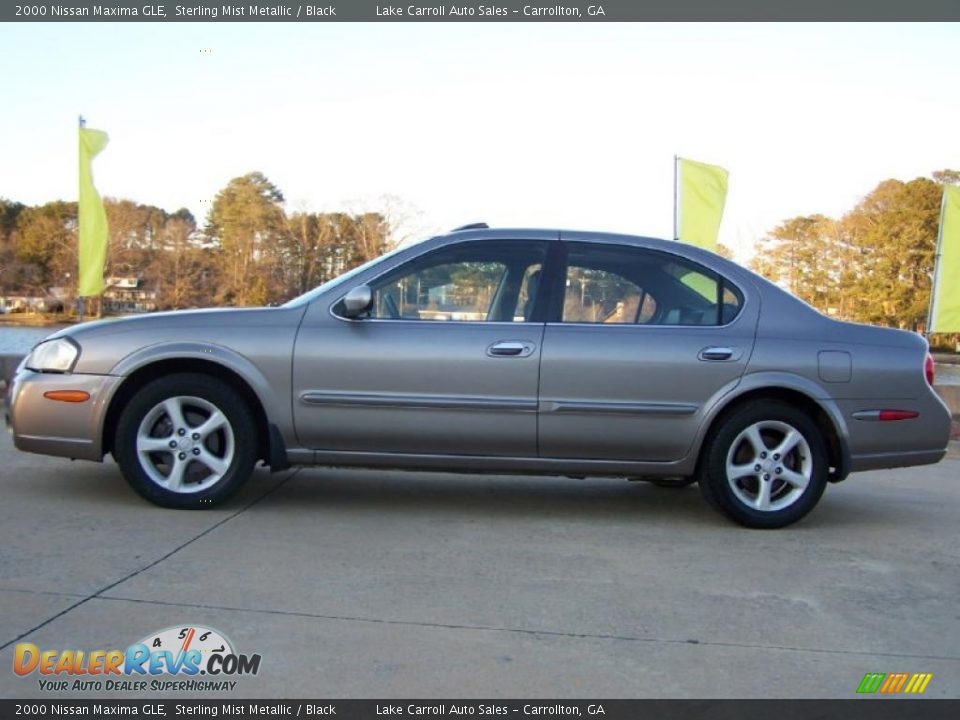 2000 Nissan Maxima GLE Sterling Mist Metallic / Black Photo #14