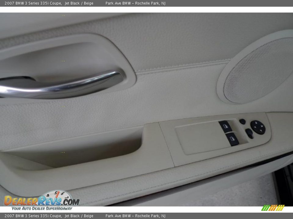 2007 BMW 3 Series 335i Coupe Jet Black / Beige Photo #25