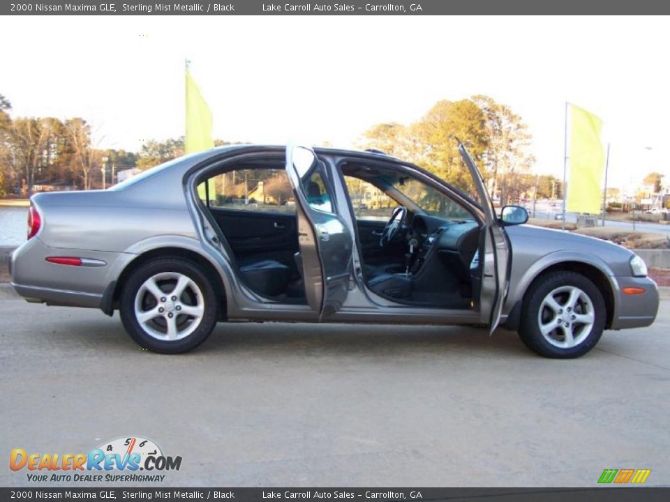 2000 Nissan Maxima GLE Sterling Mist Metallic / Black Photo #15