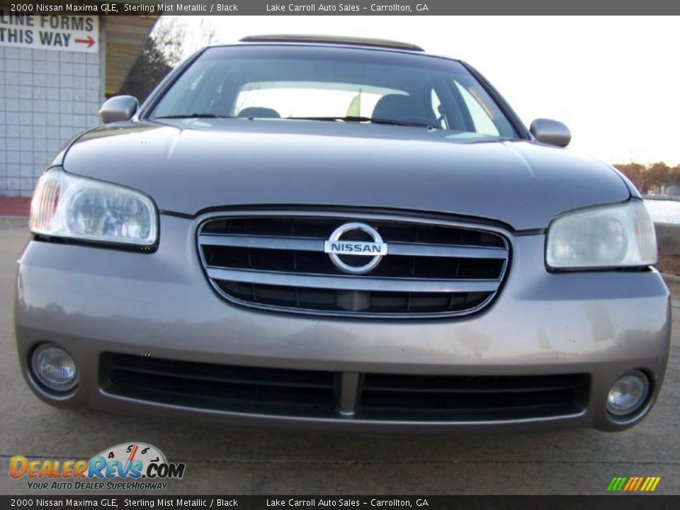 2000 Nissan Maxima GLE Sterling Mist Metallic / Black Photo #17