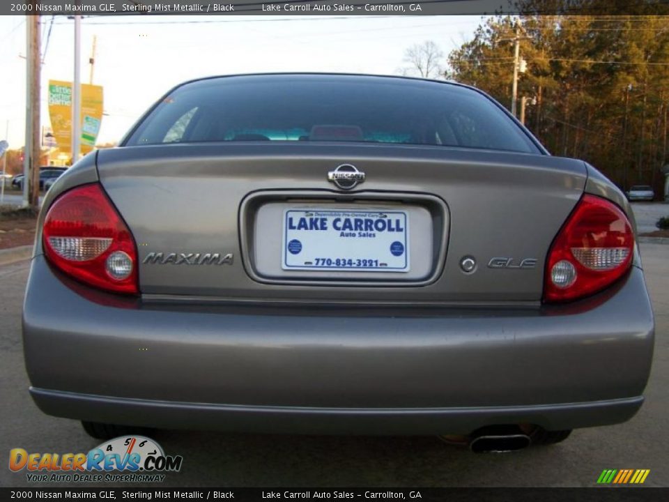 2000 Nissan Maxima GLE Sterling Mist Metallic / Black Photo #18