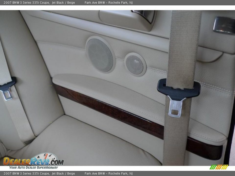 2007 BMW 3 Series 335i Coupe Jet Black / Beige Photo #29